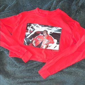 Long Sleeve Crop Top